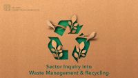 Sector Inquiry into the Waste Management and Recycling Sectors